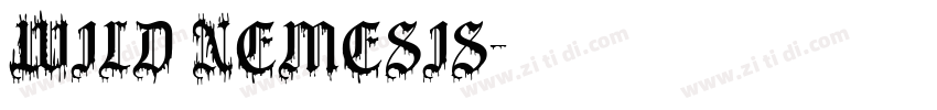 Wild Nemesis字体转换